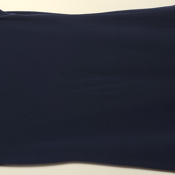 MICHAEL KORS Pleated Hem Shift Dress In Navy Blue Size Small - Picture 4 of 13